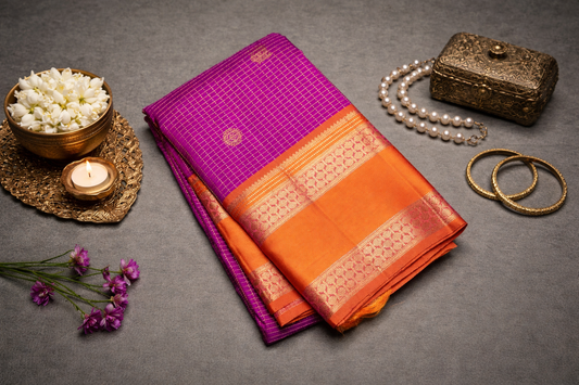 Elegant Pink Silk Saree with Designer Zari Border