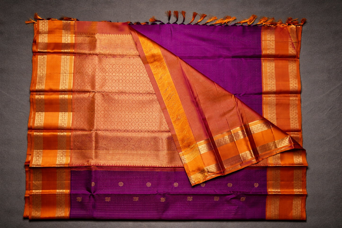 Elegant Pink Silk Saree with Designer Zari Border